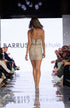 Strapless Lace Mini Dress with Draped Detail
